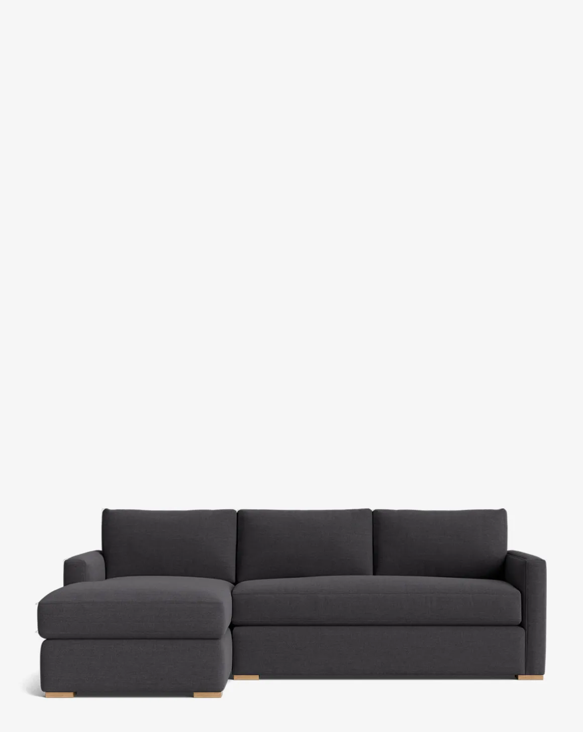 Macy Upholstered Chaise Sectional 101"
