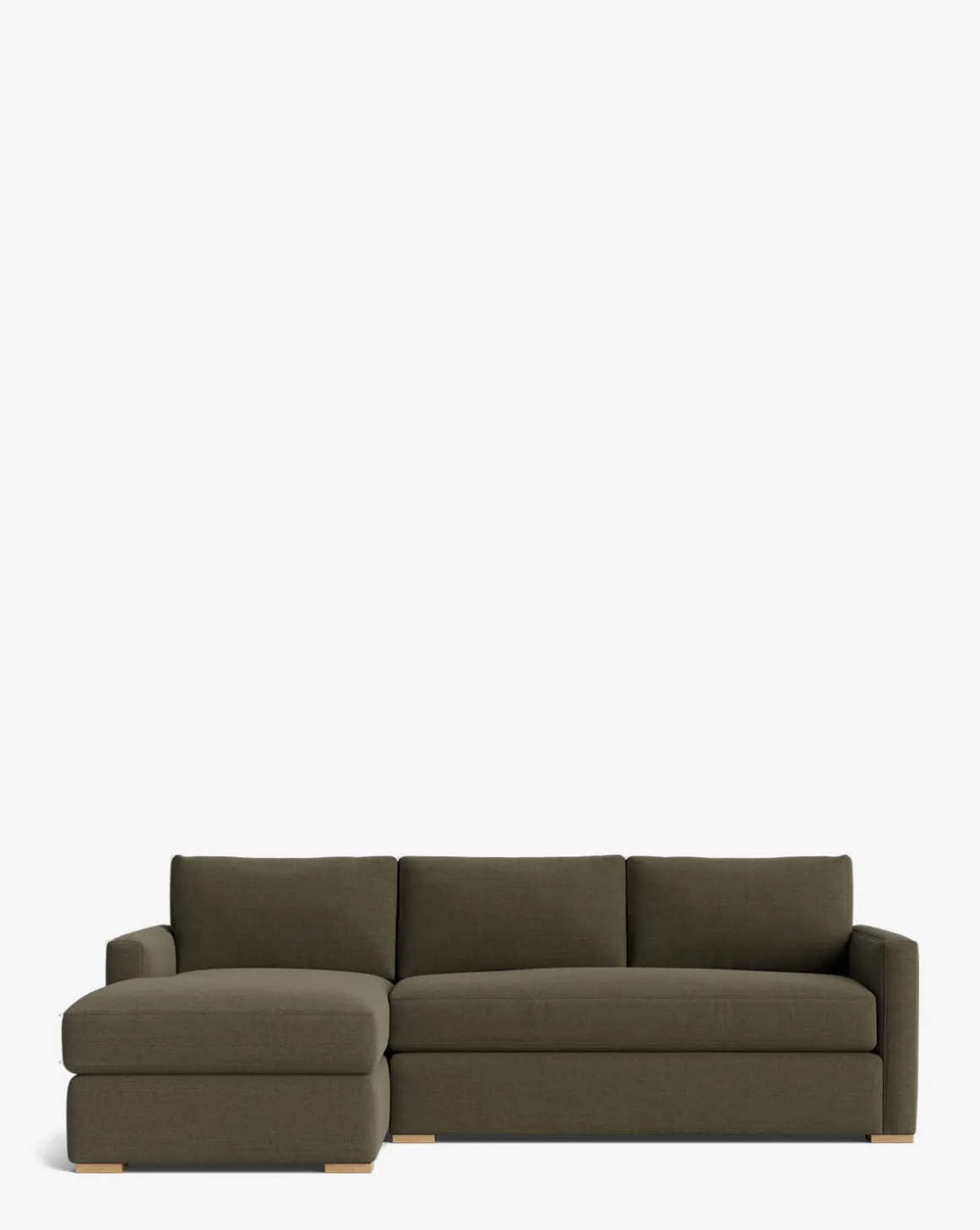 Macy Upholstered Chaise Sectional 101"