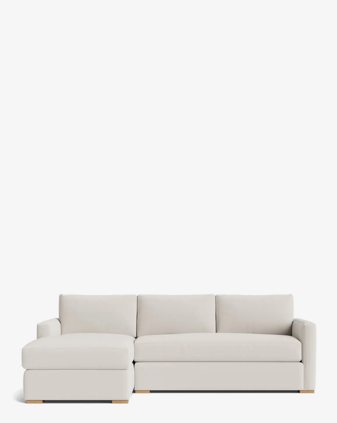 Macy Upholstered Chaise Sectional 101"