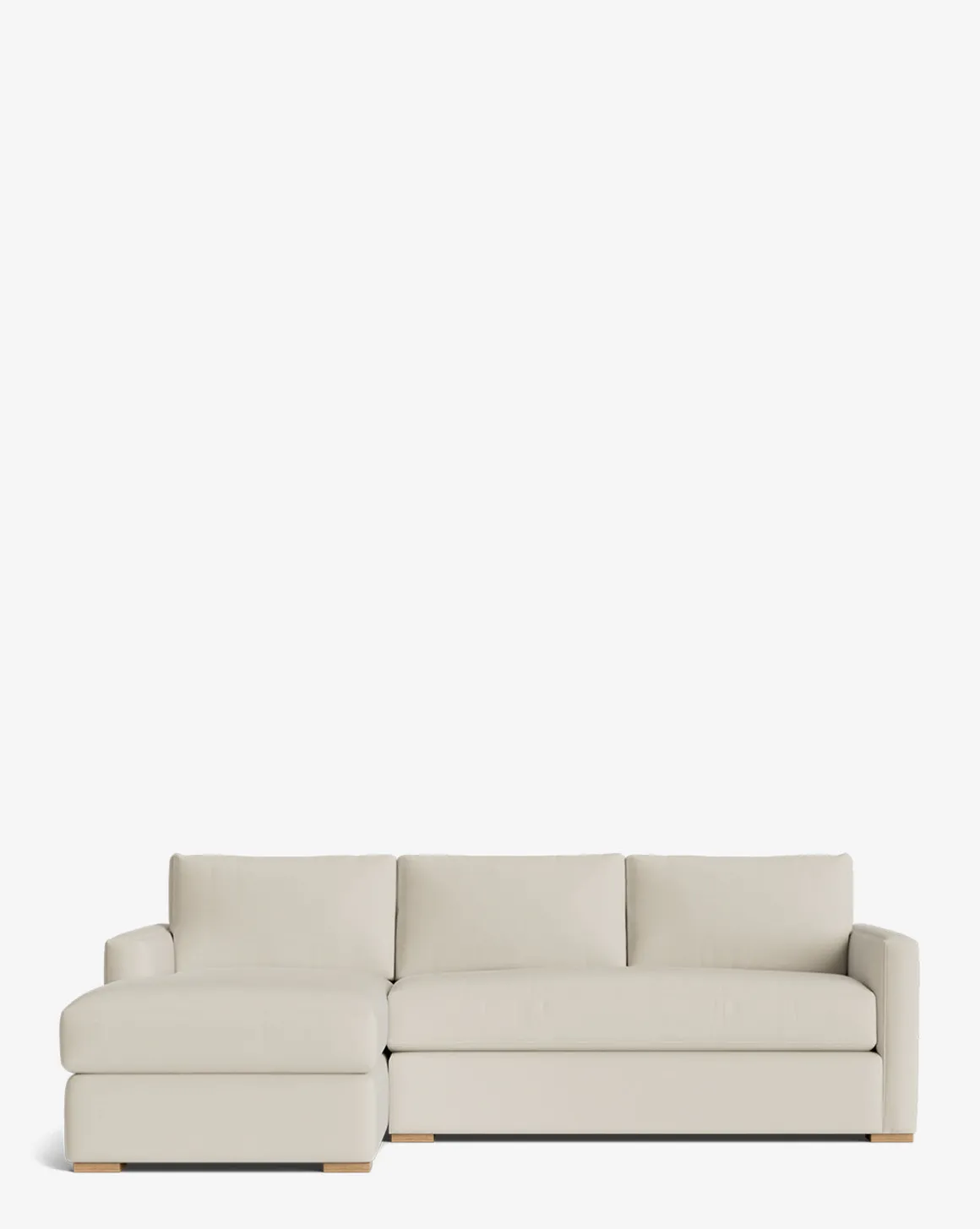 Macy Upholstered Chaise Sectional 101"