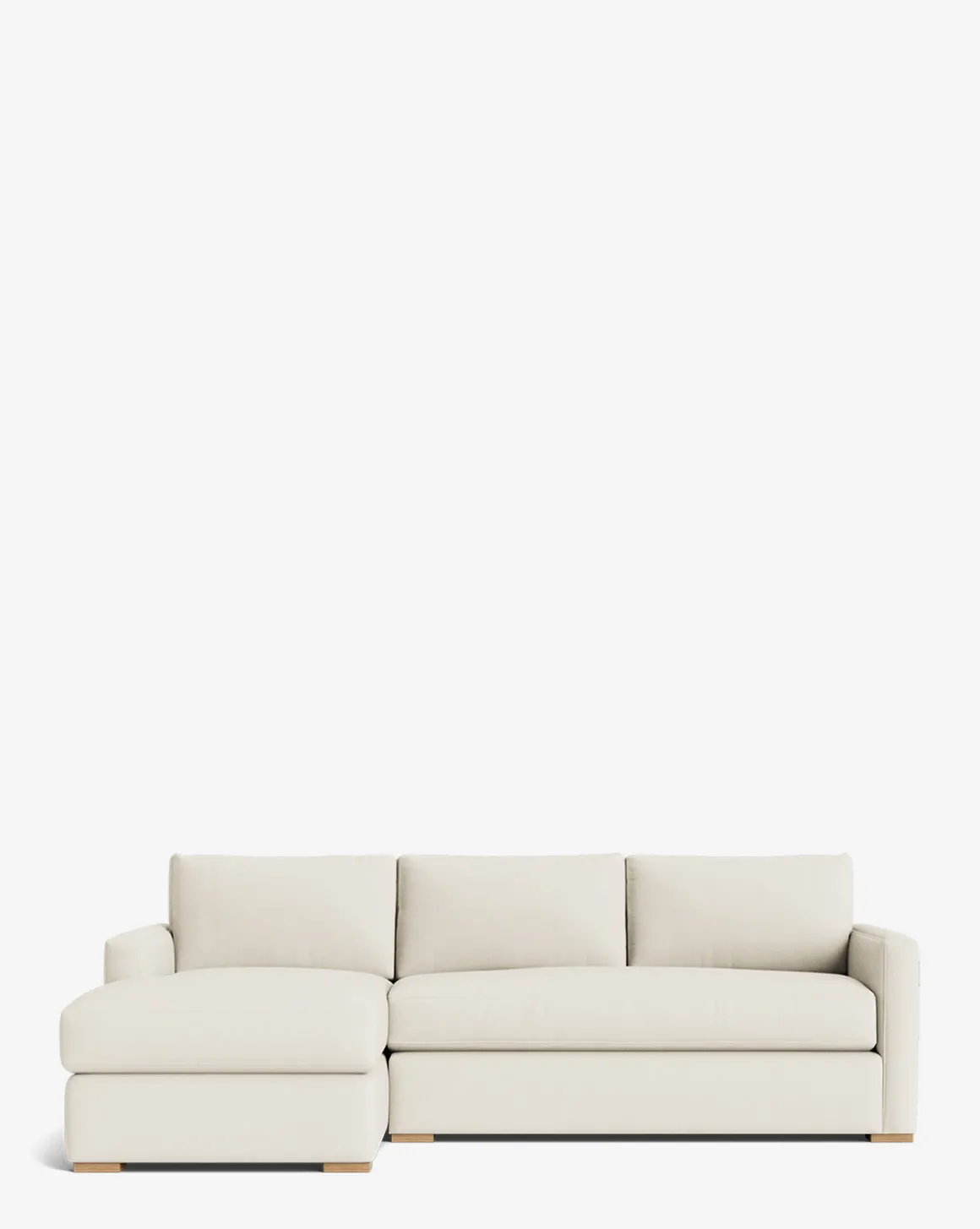 Macy Upholstered Chaise Sectional 101"