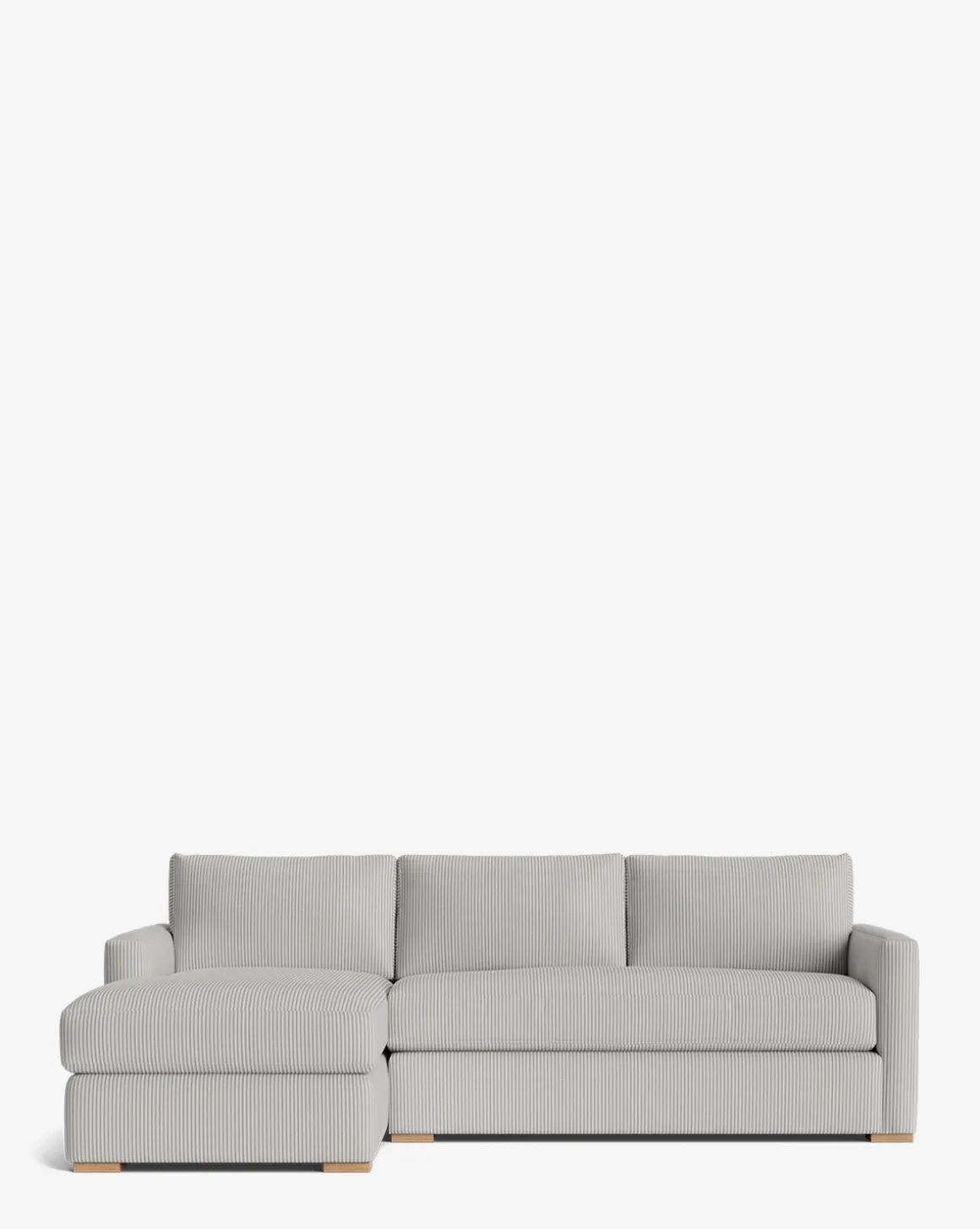 Macy Upholstered Chaise Sectional 101"