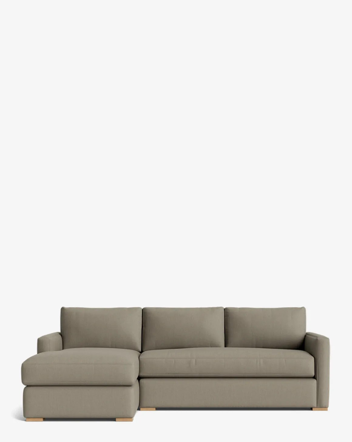 Macy Upholstered Chaise Sectional 101"