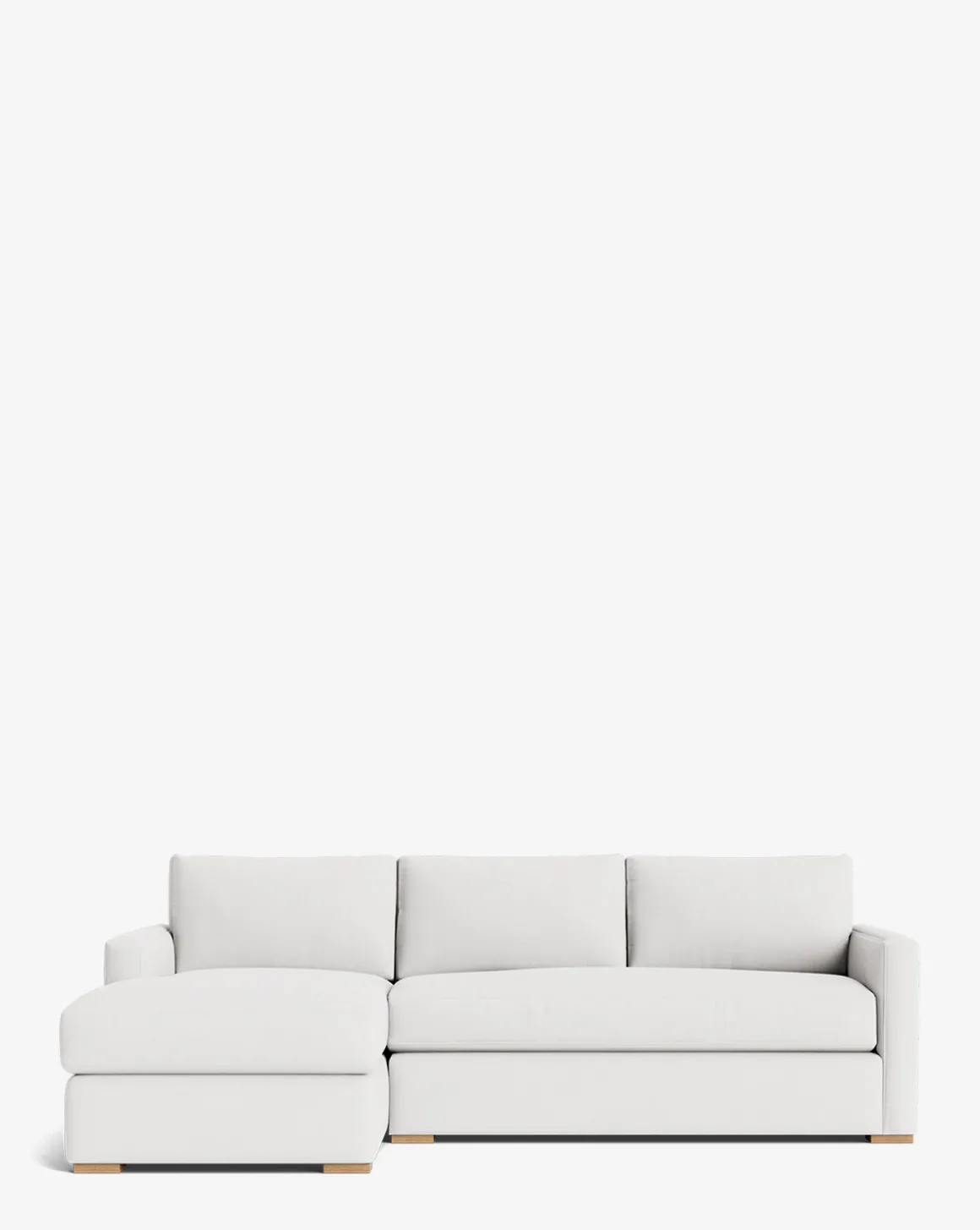 Macy Upholstered Chaise Sectional 101"
