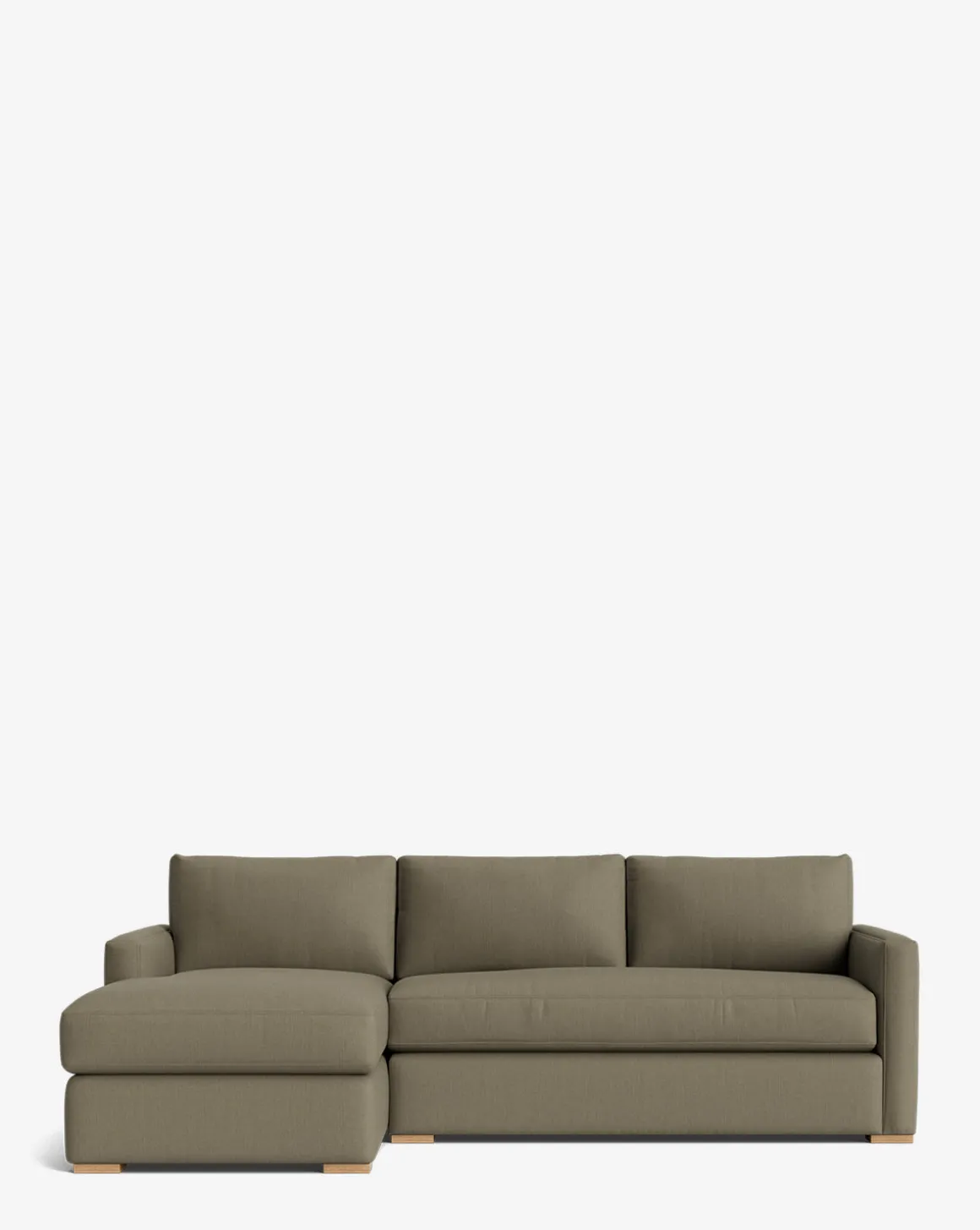 Macy Upholstered Chaise Sectional 101"