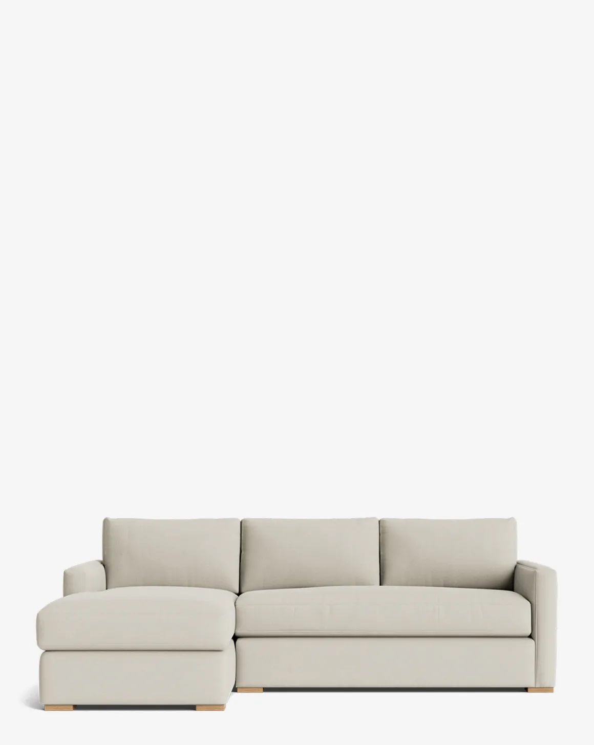 Macy Upholstered Chaise Sectional 101"