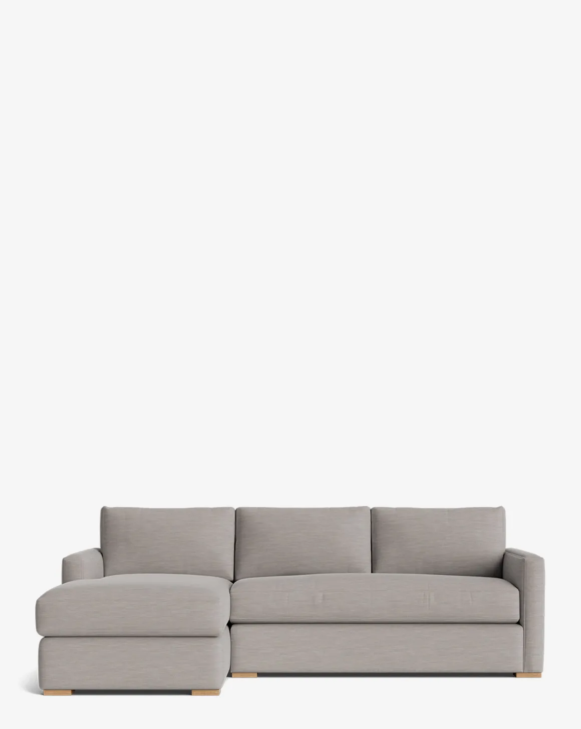 Macy Upholstered Chaise Sectional 101"