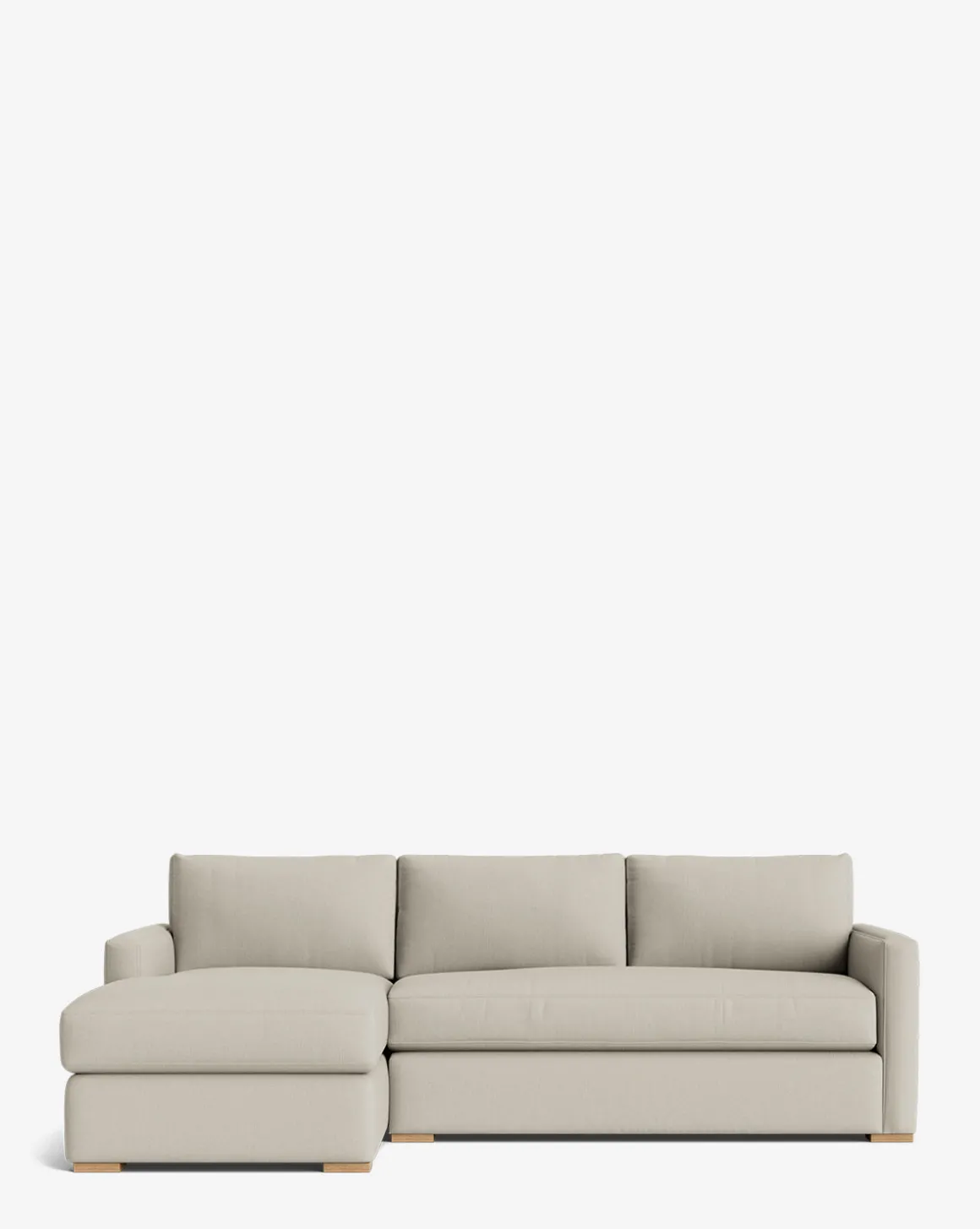Macy Upholstered Chaise Sectional 101"