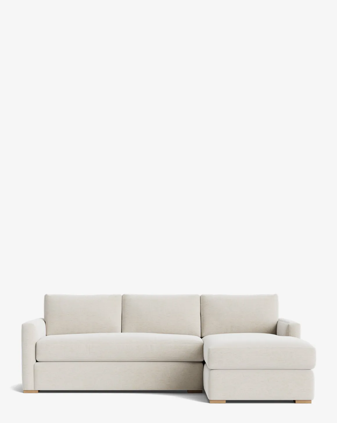 Macy Upholstered Chaise Sectional 101"
