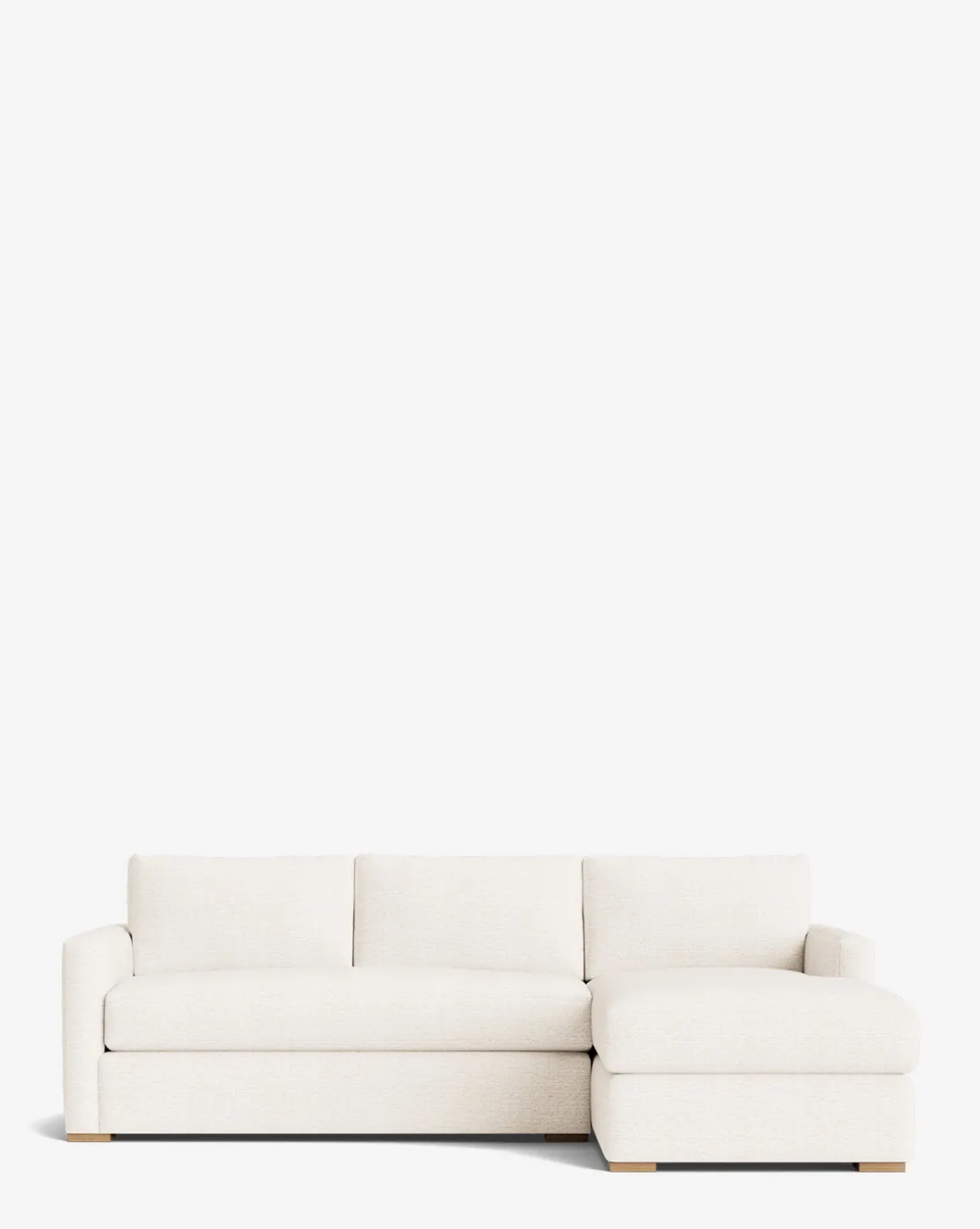 Macy Upholstered Chaise Sectional 101"