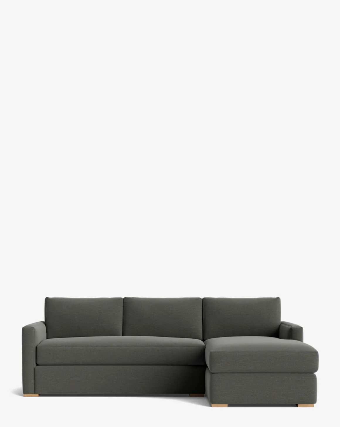 Macy Upholstered Chaise Sectional 101"