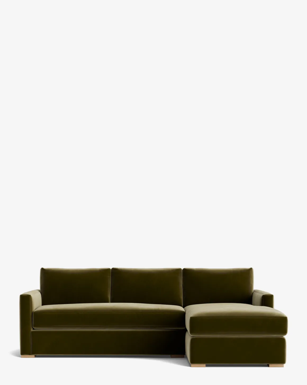 Macy Upholstered Chaise Sectional 101"