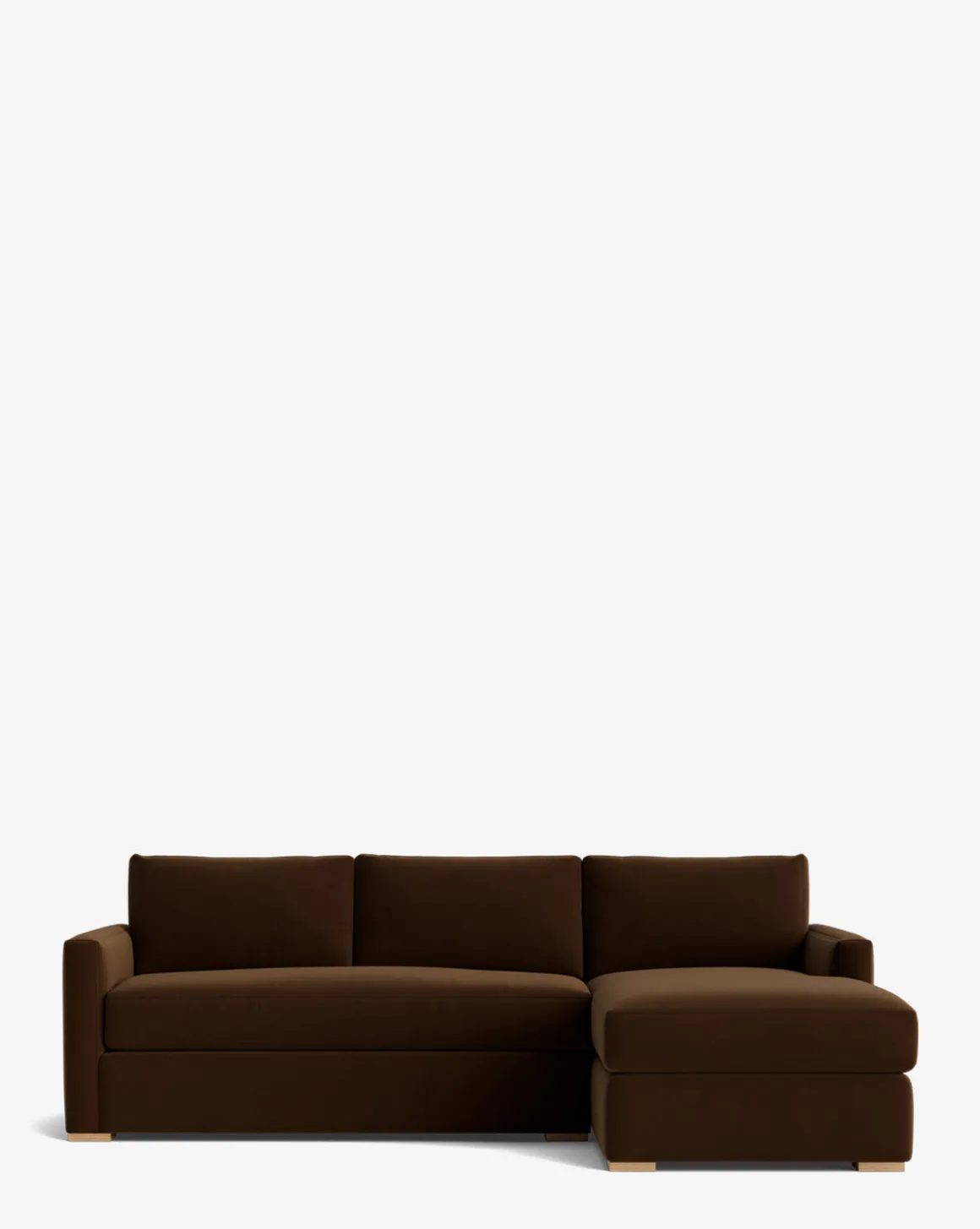 Macy Upholstered Chaise Sectional 101"
