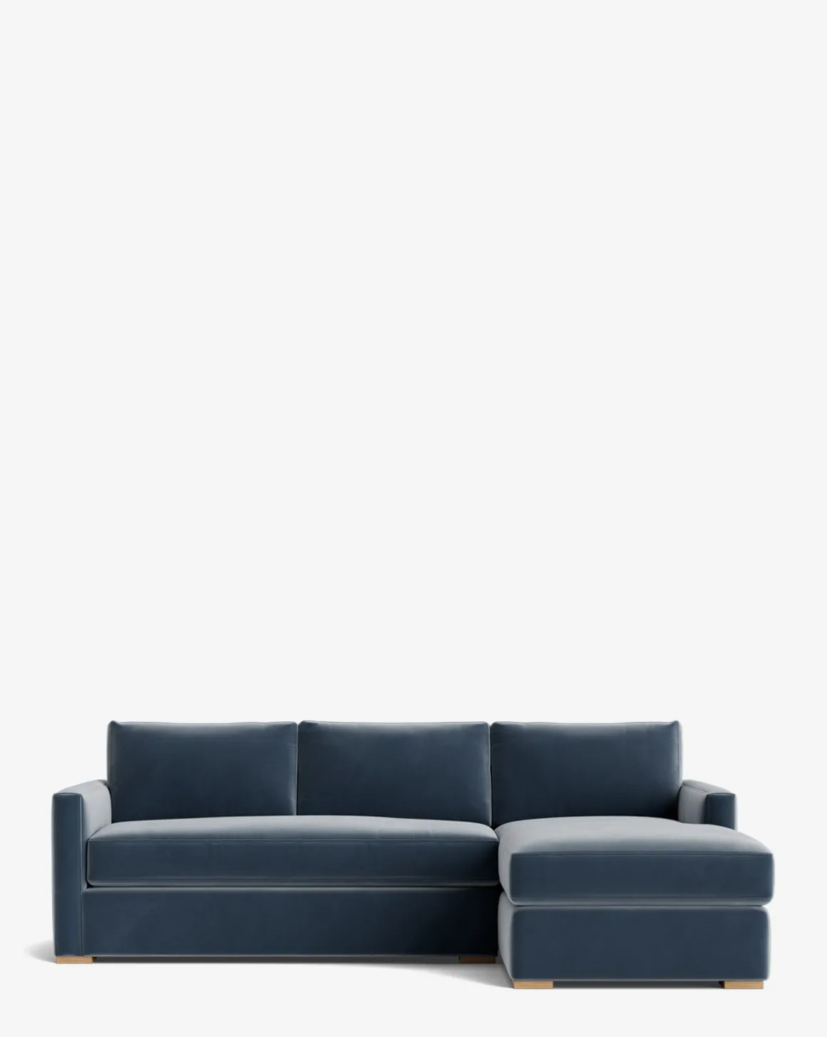 Macy Upholstered Chaise Sectional 101"