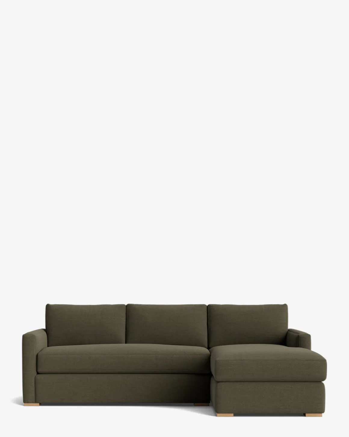 Macy Upholstered Chaise Sectional 101"