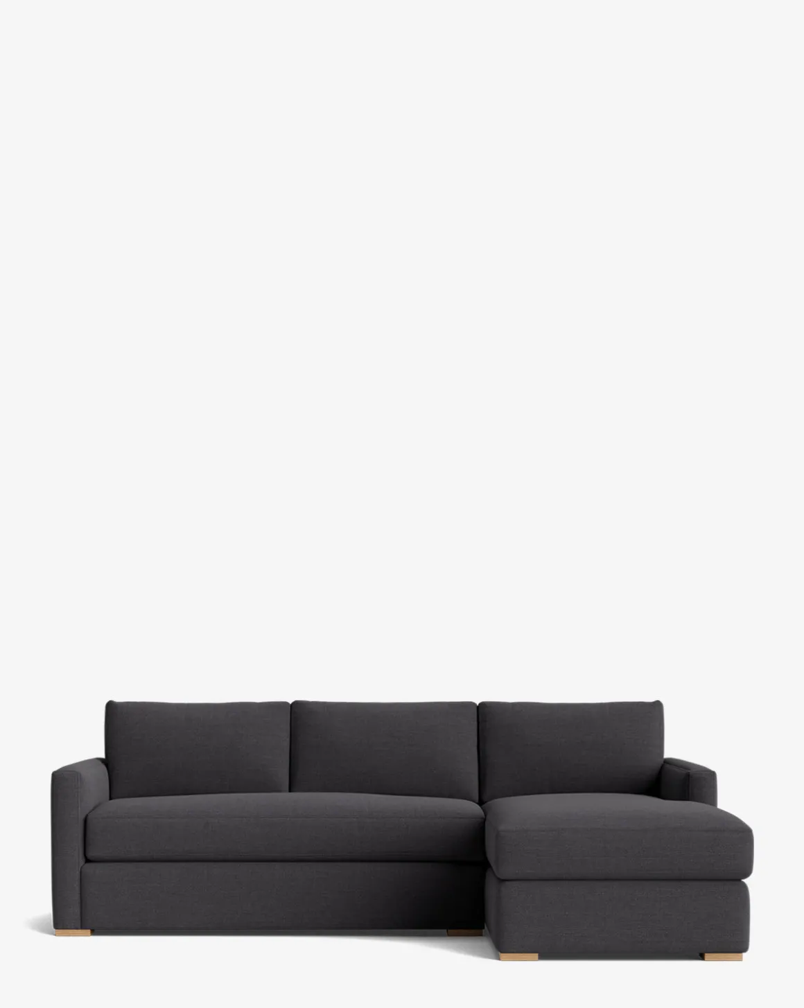 Macy Upholstered Chaise Sectional 101"