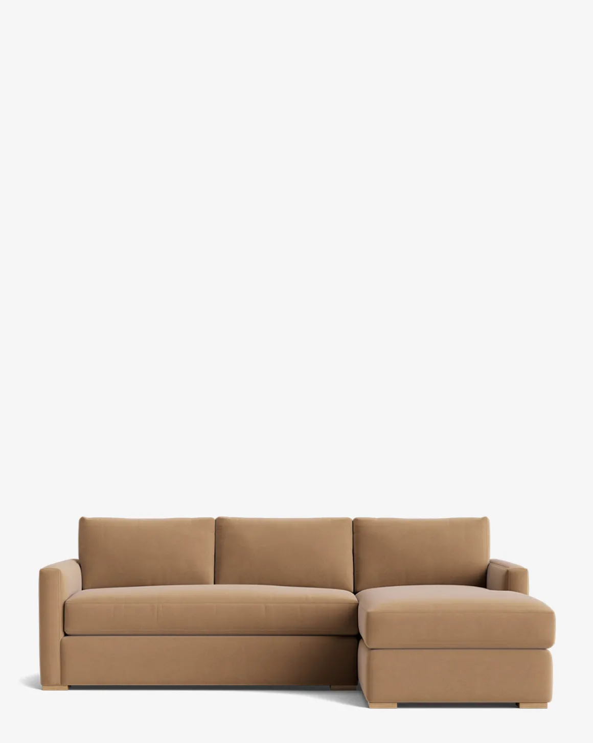 Macy Upholstered Chaise Sectional 101"