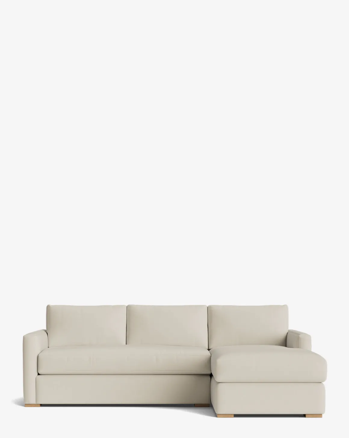 Macy Upholstered Chaise Sectional 101"