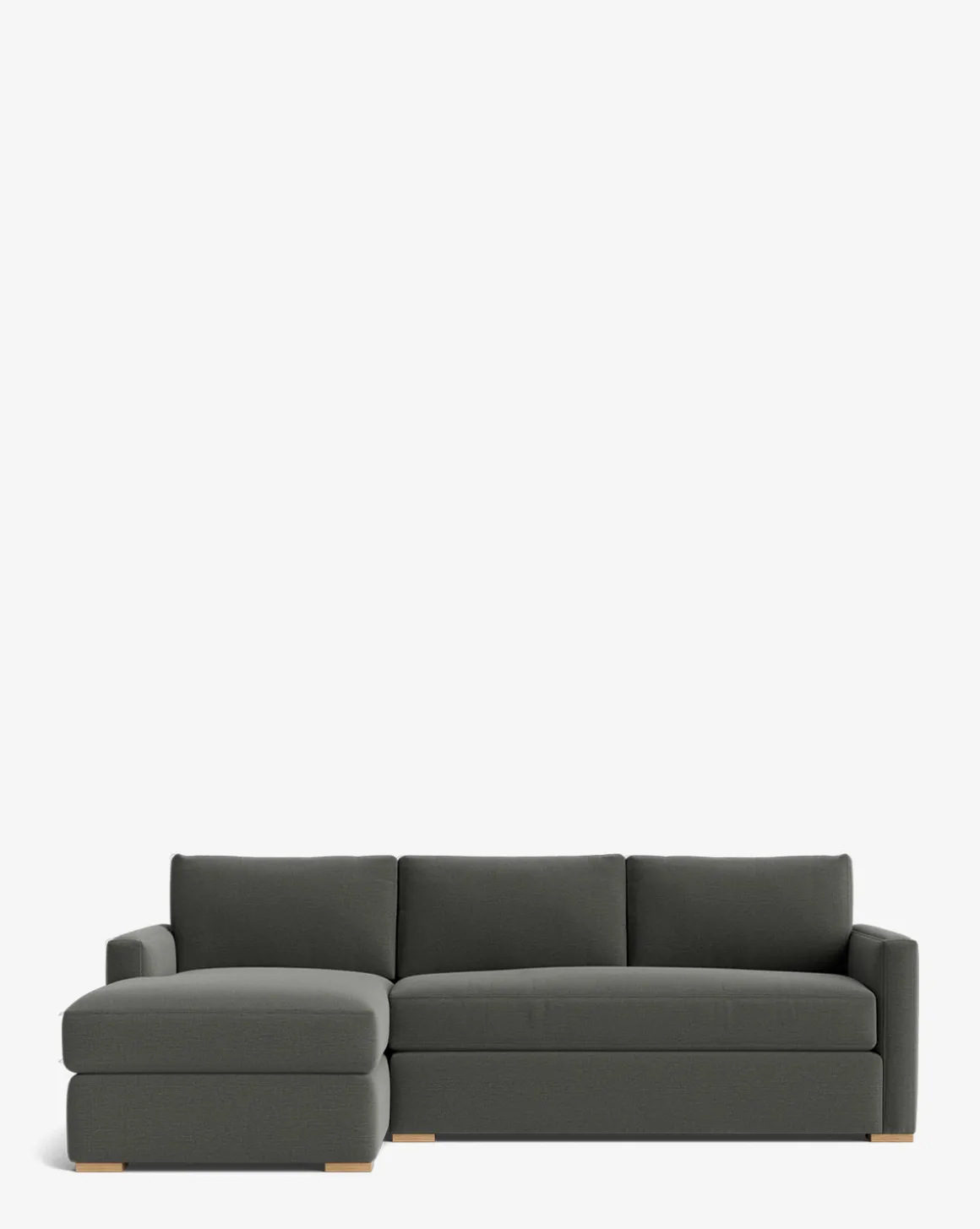 Macy Upholstered Chaise Sectional 101"