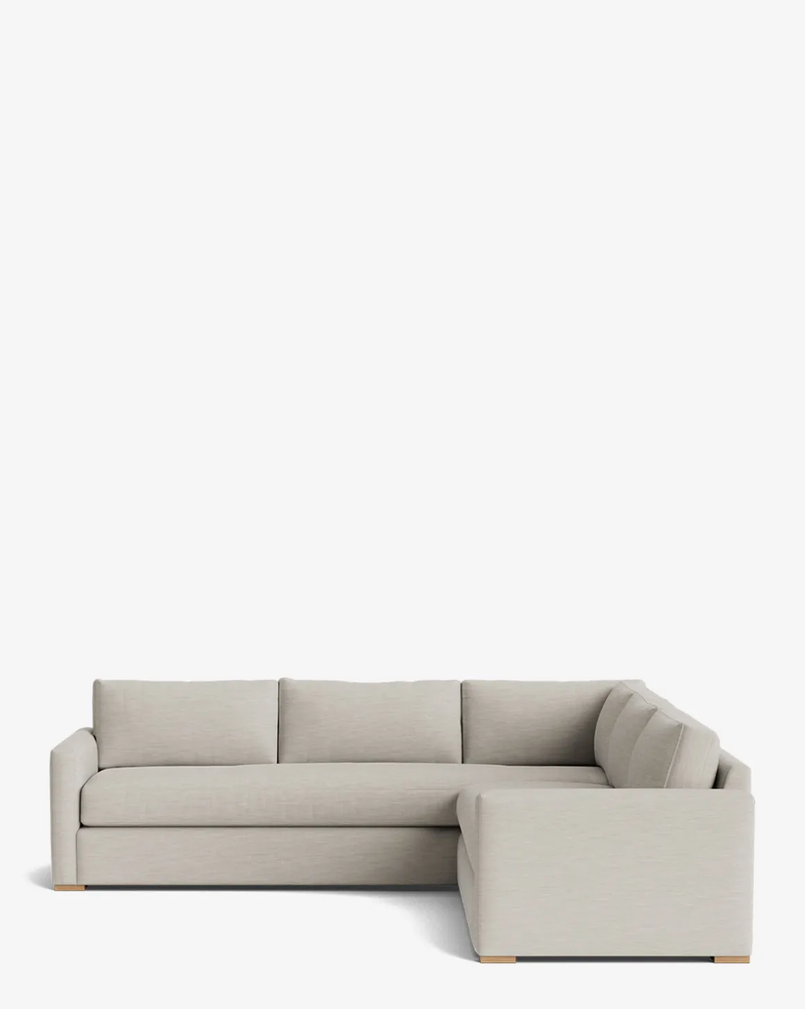 Macy Upholstered L Sectional 108"