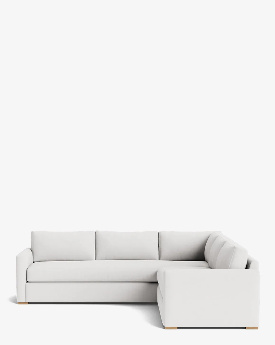 Macy Upholstered L Sectional 108"