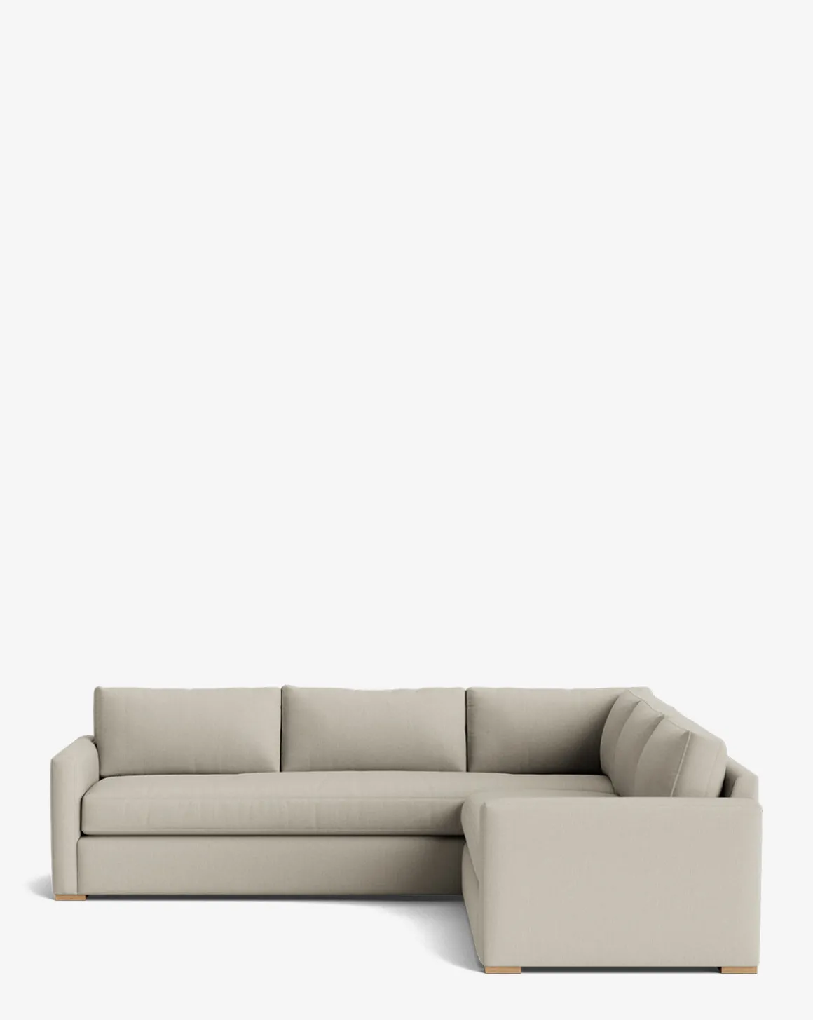 Macy Upholstered L Sectional 108"