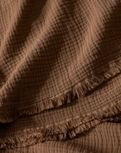 Marinella Oversized Waffle Throw