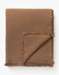 Marinella Oversized Waffle Throw