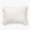McGee & Co. x Loeffler Randall Delilah Broderie Trim Pillow Cover
