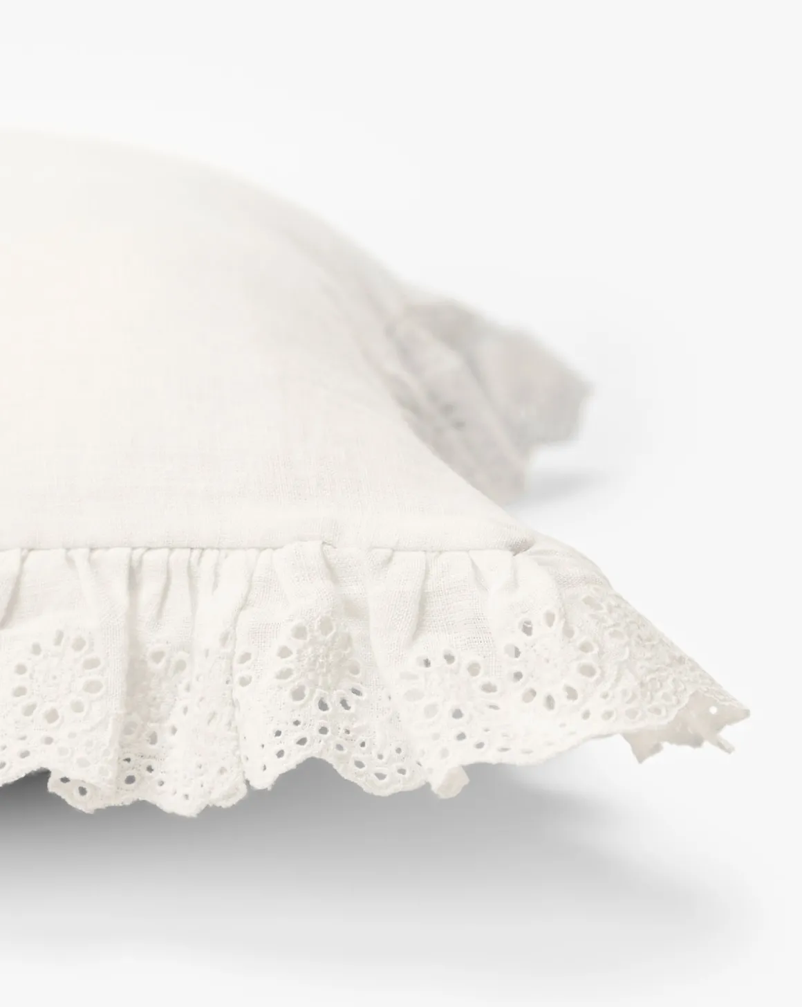 McGee & Co. x Loeffler Randall Delilah Broderie Trim Pillow Cover