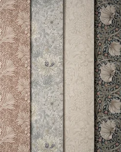 Morris & Co. x McGee & Co. Marigold Umber Wallpaper