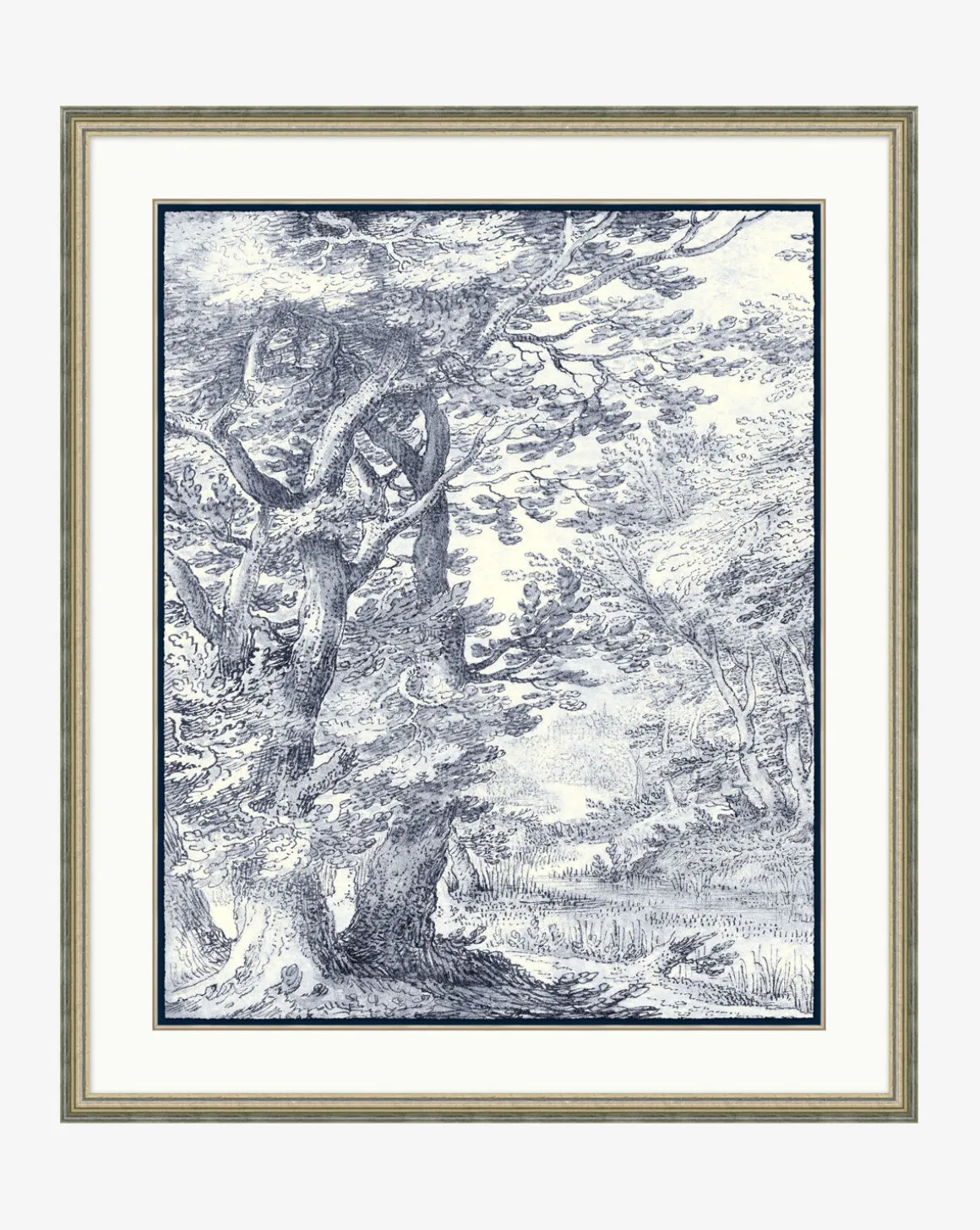 Navy Toile No. 1