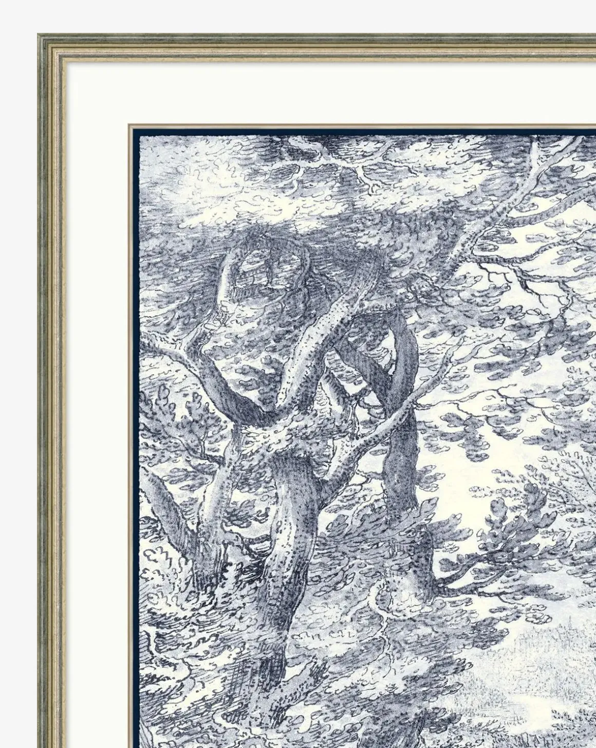Navy Toile No. 1