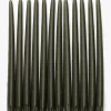 Olive Taper Candles (Set of 12)