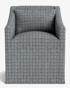 Olivier Slipcover Dining Arm Chair