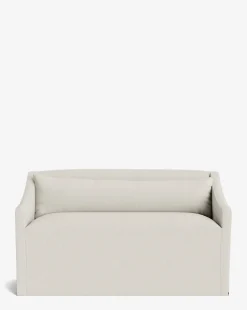 Olivier Slipcover Dining Bench