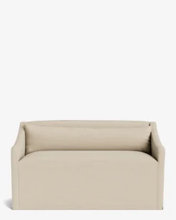 Olivier Slipcover Dining Bench