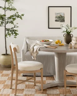 Olivier Slipcover Dining Bench