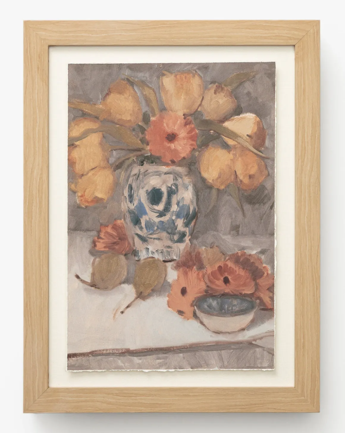 Orange Florals Still Life