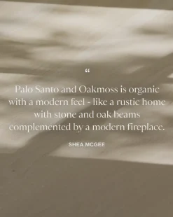 Palo Santo & Oakmoss Candle