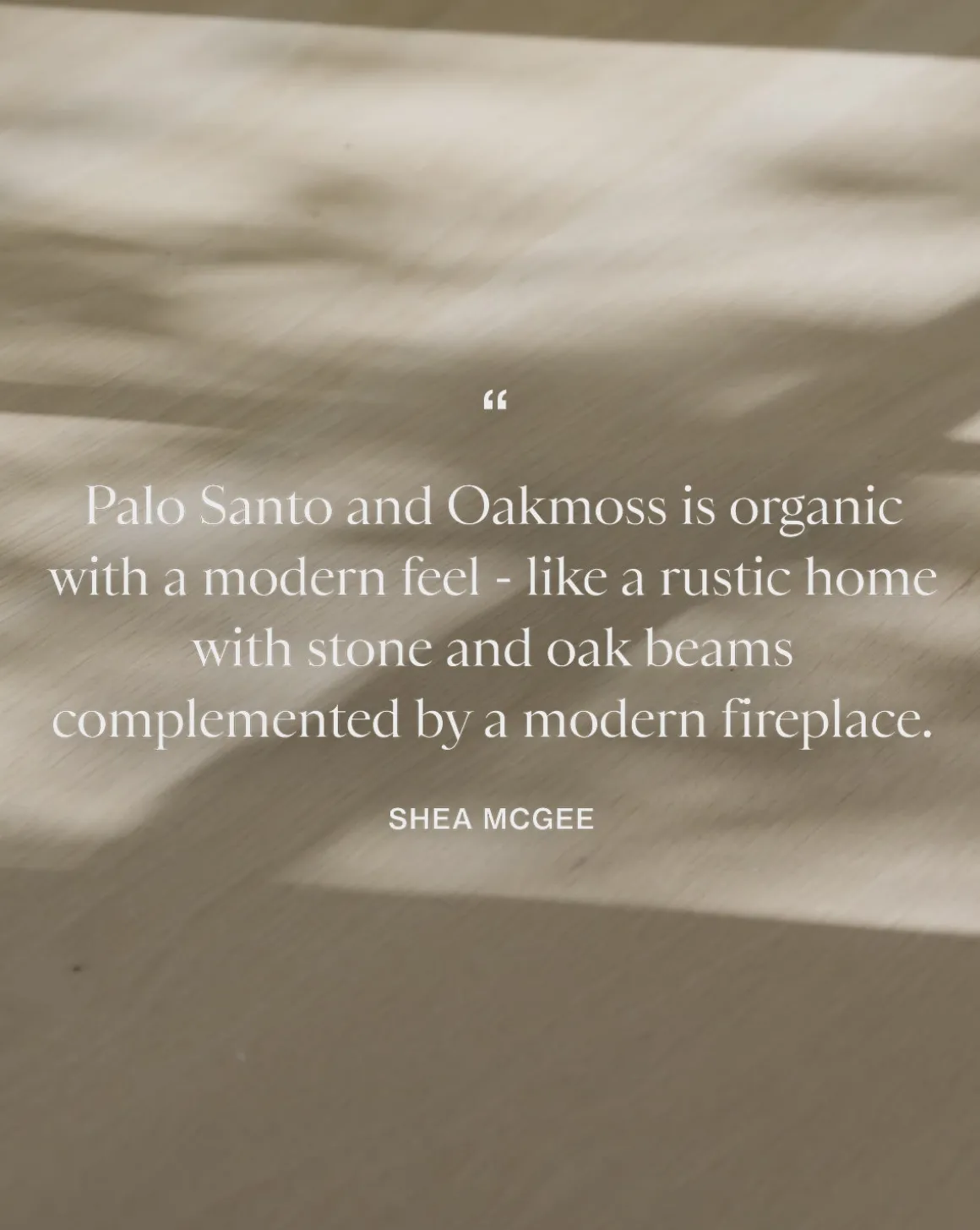 Palo Santo & Oakmoss Candle