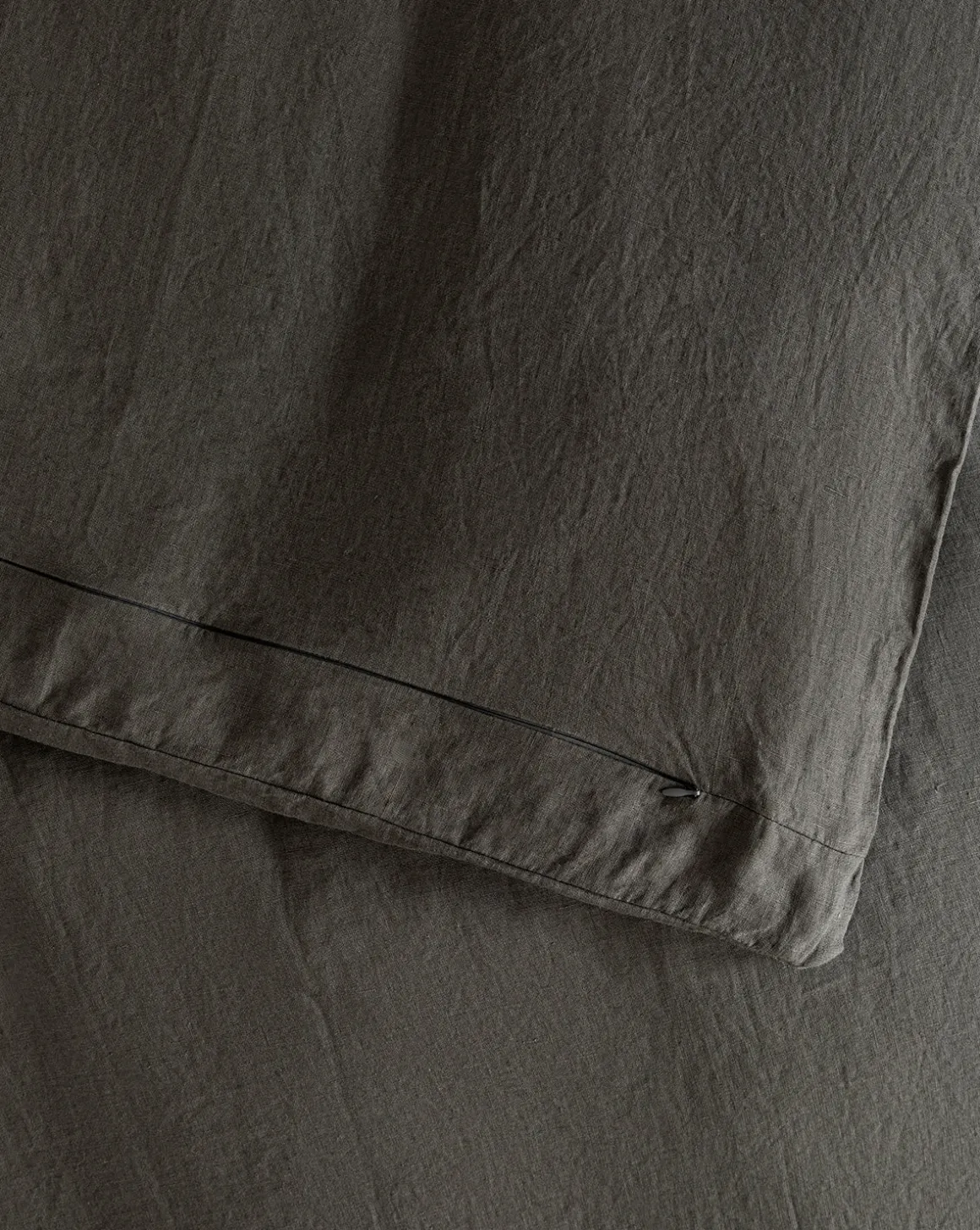 Penelope Gray Linen Duvet Cover