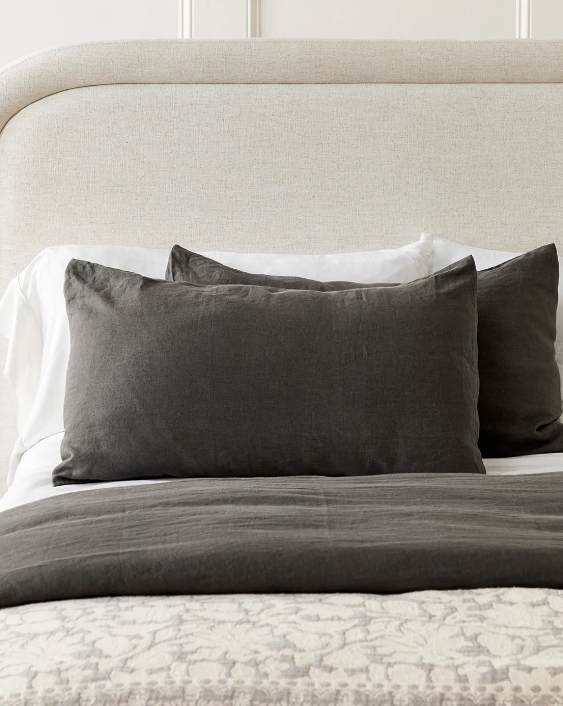 Penelope Gray Linen Shams (Set of 2)