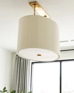 Perfect Pleat Oval Hanging Shade