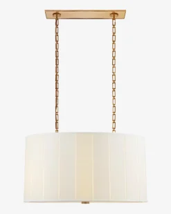 Perfect Pleat Oval Hanging Shade