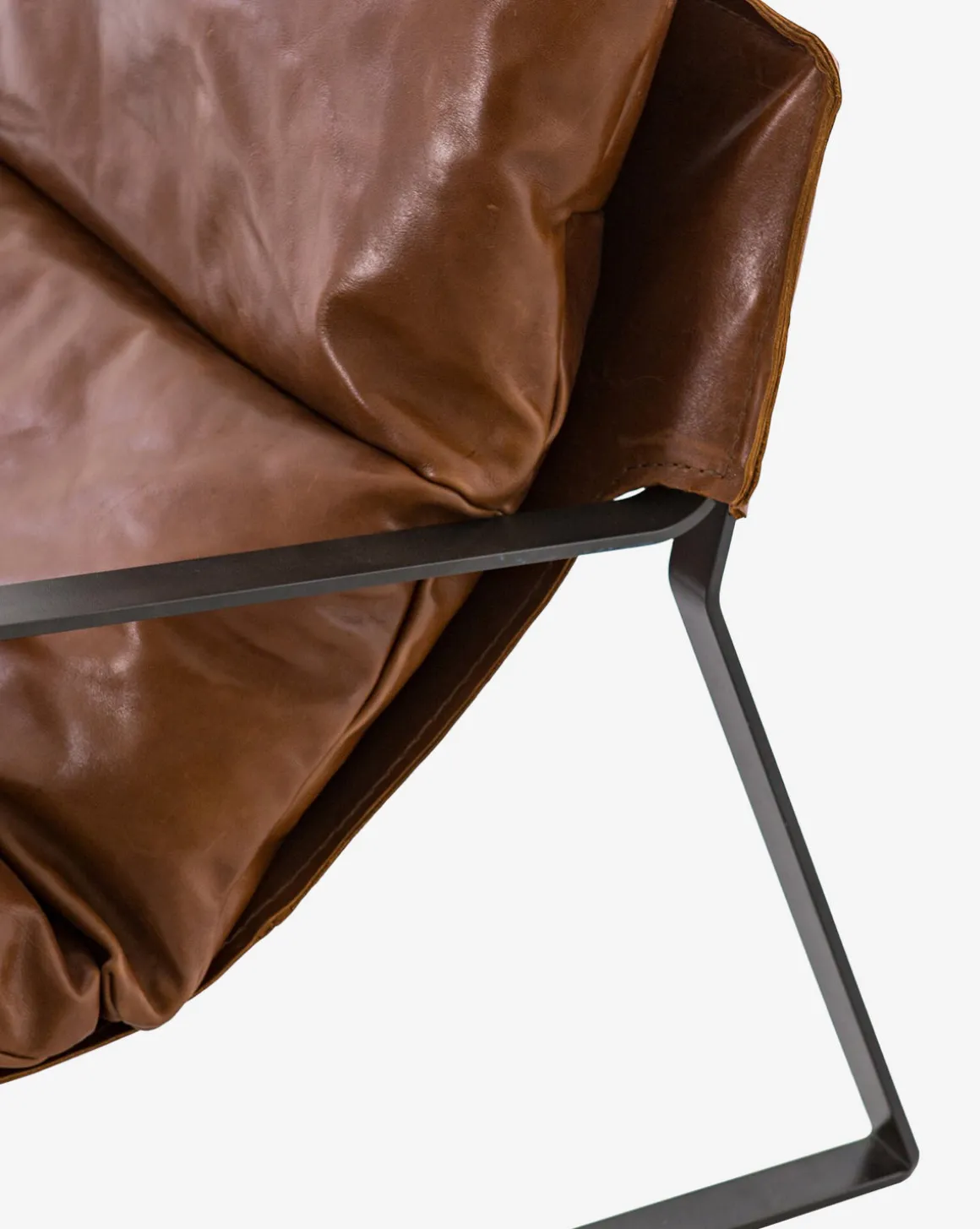 Peyton Leather Sling Chair
