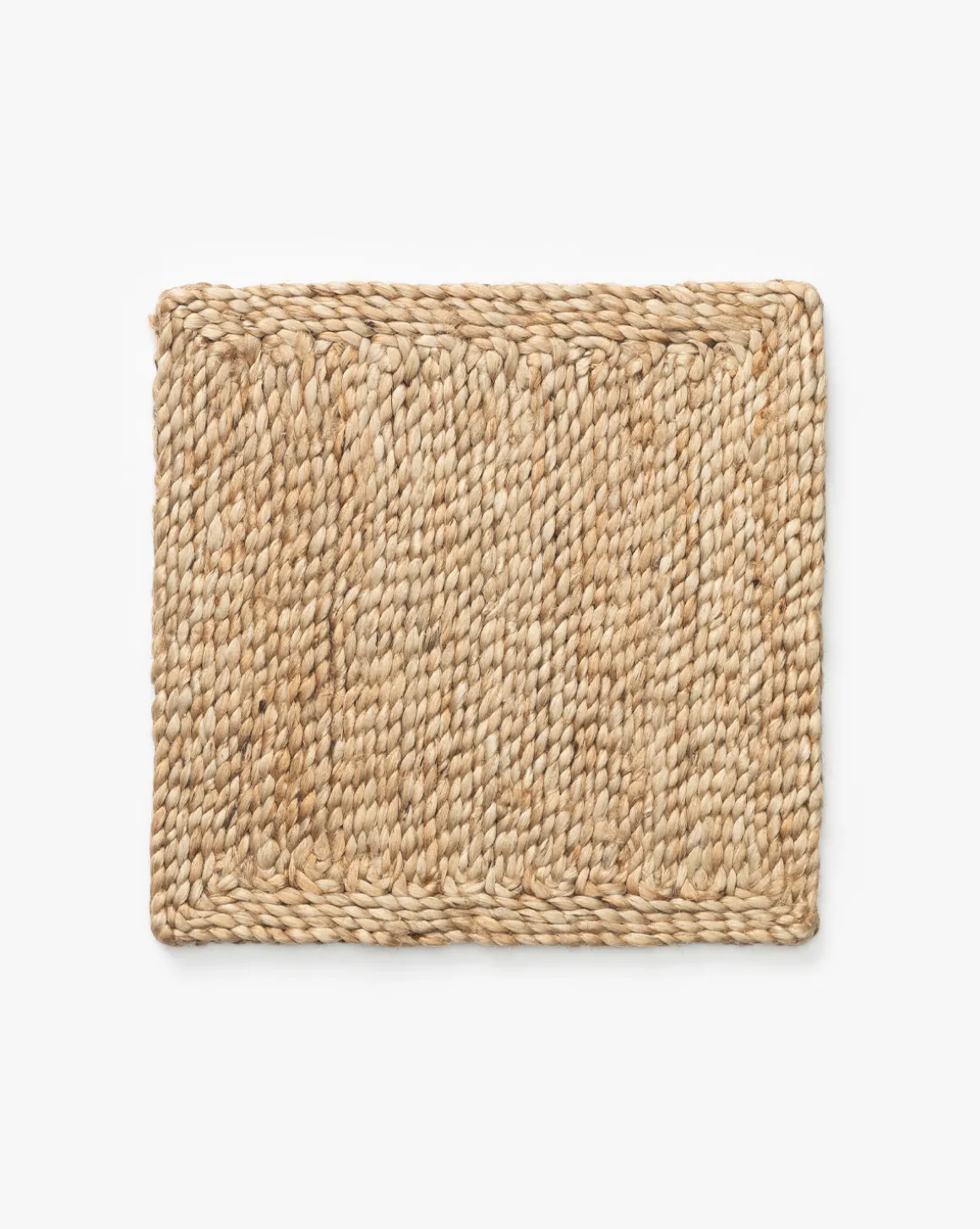 Pieced Handwoven Jute Rug Swatch