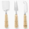 Rattan Cheese Knives