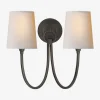 Reed Double Sconce