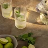 Sanibel Acrylic Highball Drinking Glasses (Set of 4)
